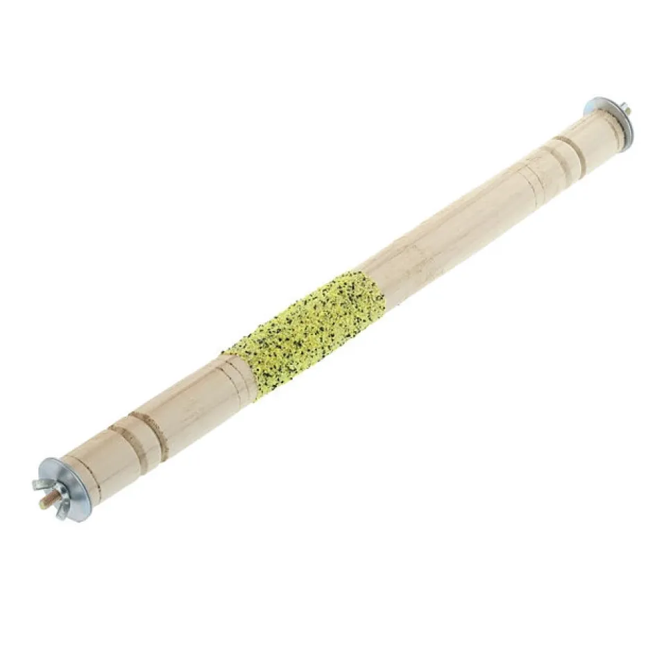 چوب خط دار ساده و زبر دوطرفه نشیمنگاه پرنده  Rough Wood Bird House Toy