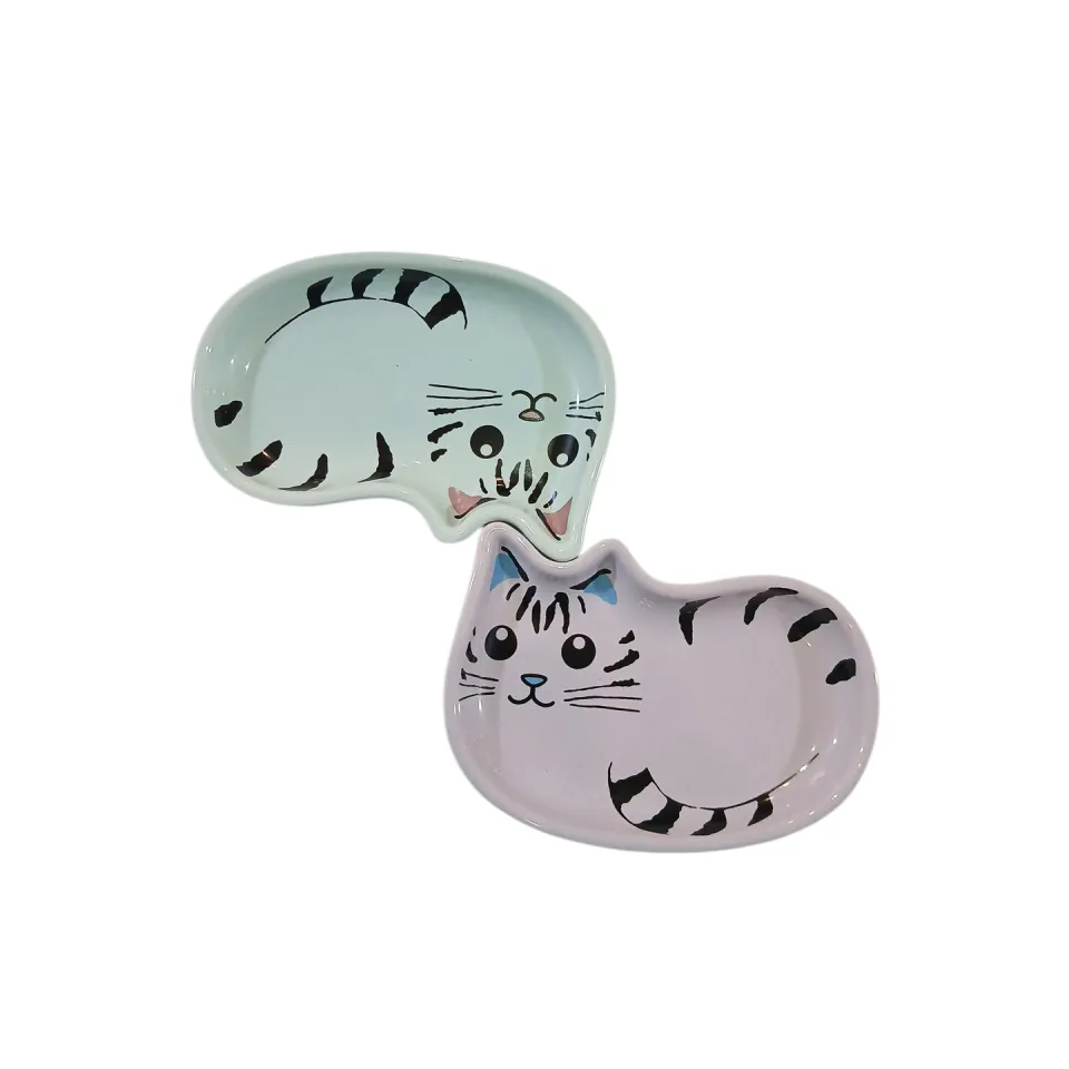 ظرف سرامیکی قارچی گربه Mushroom Bowls for Cat