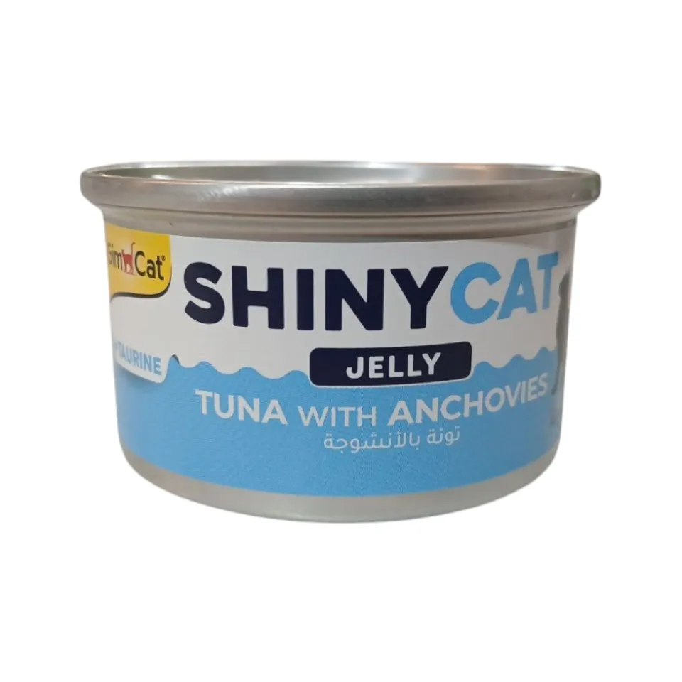 کنسرو گربه جیم کت ماهی تن و آنچووی GimCat Shiny Tuna with Anchovy