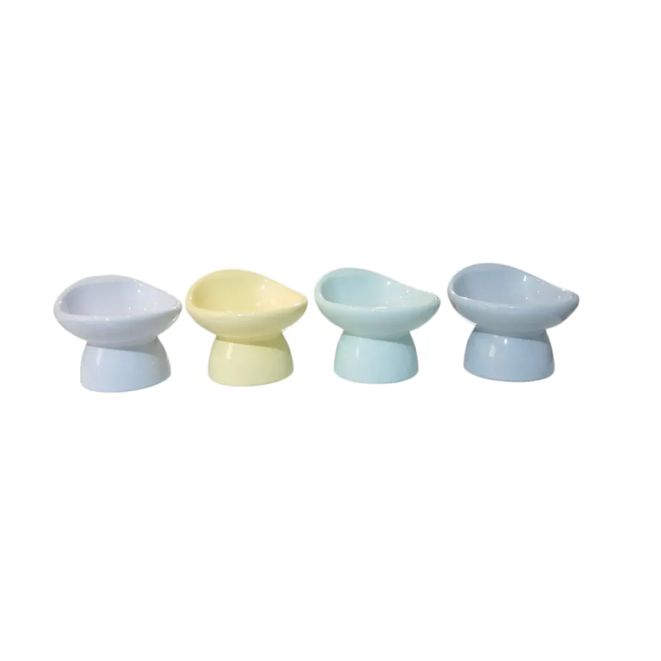 ظرف سرامیکی قارچی گربه Mushroom Bowls for Cat
