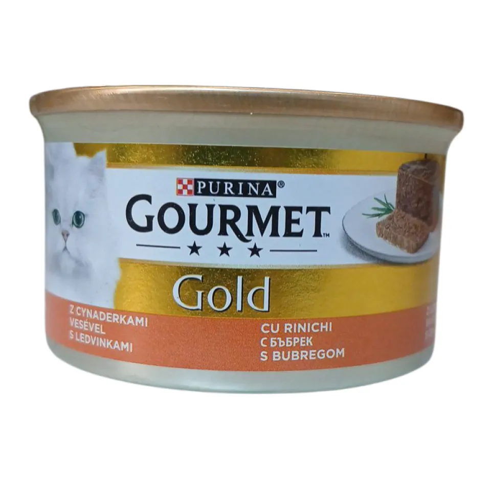 کنسرو گربه گورمه گلد قلوه Gourmet Gold Kidney 85g