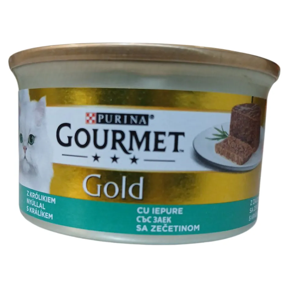 کنسرو گربه گورمت گلد خرگوش : Gourmet Rabbit 