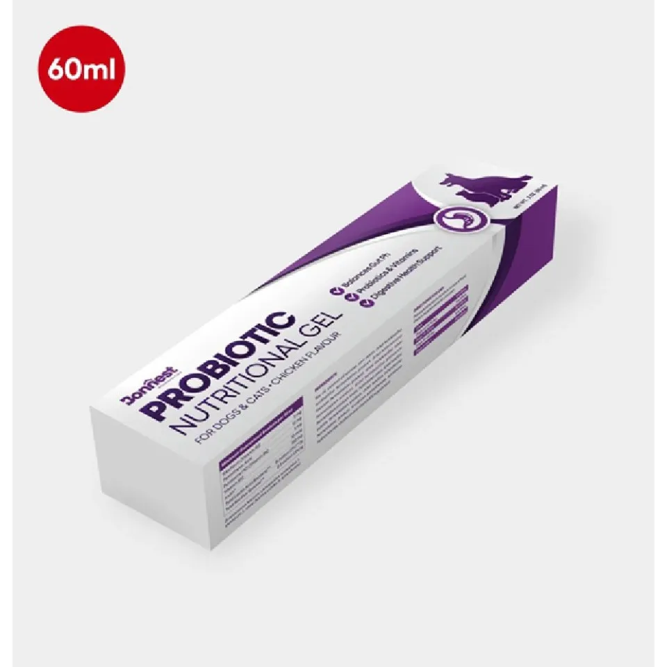 ژل پروبیوتیک سگ و گربه بونستBonnest Probiotic Gel-Cats&Dogs-60ml