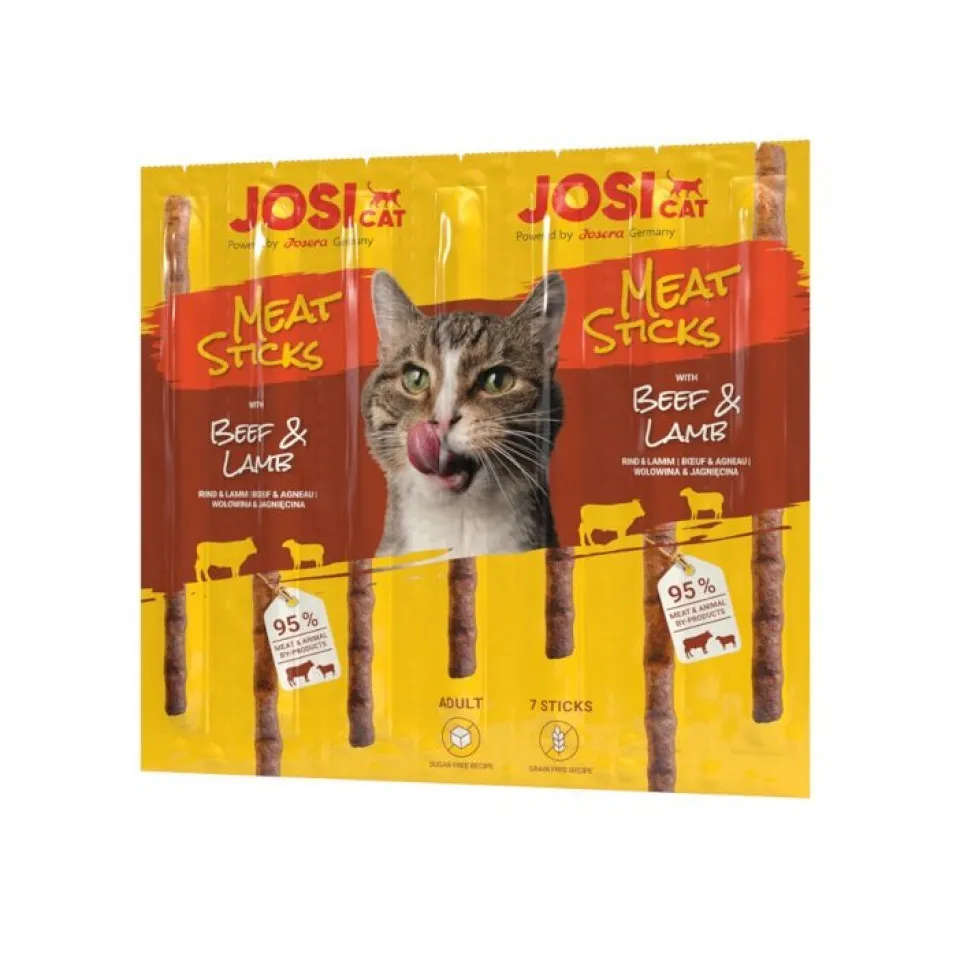 تشویقی مدادی گربه جوسرا جوسی گوشت گاو و بره Josera Josi Cat Meat Sticks Beef  & Lamb