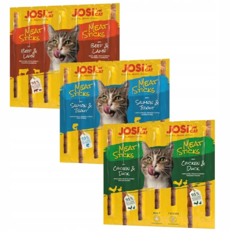 تشویقی مدادی گربه جوسرا جوسی مرغ و اردک Josera Josi Cat Meat Sticks Chicken & Duck