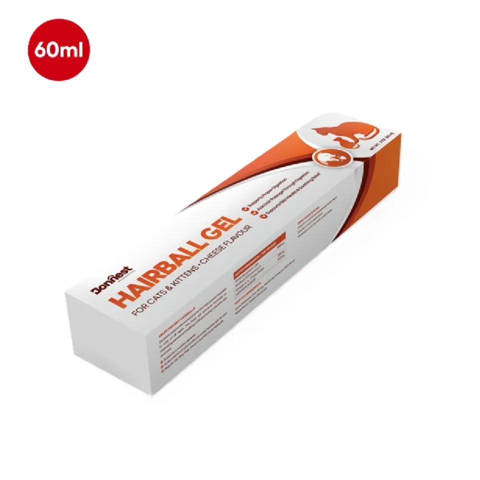 ژل آنتی هربال گریه و بچه گربه بونستBonnest Hairball Gel-Cats&Kitten-60ml