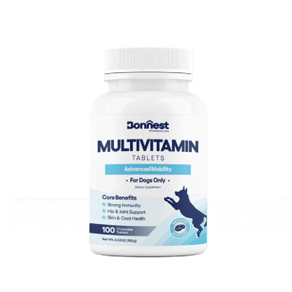 قرص مولتی ویتامین سگ بونستBonnest Multivitamin Tablets-100T