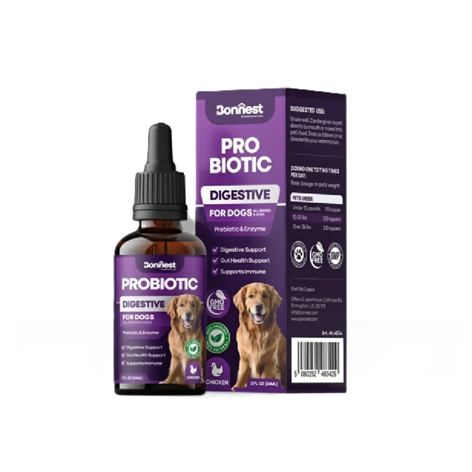 قطره پروبیوتیک سگ بونستBonnest Probiotic Drops-Dog(60ml)