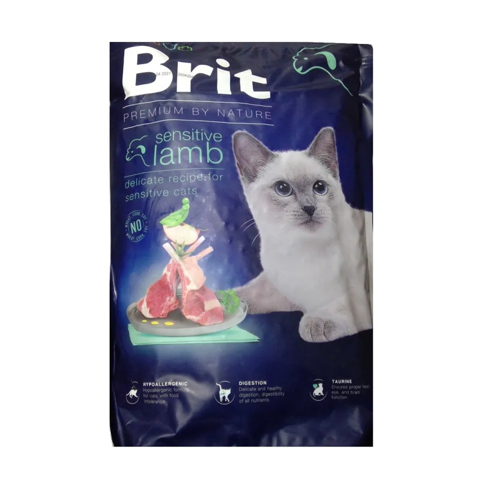 غذای گربه حساس بریت  |Brit Premium Cat Sensitive 1.5kg