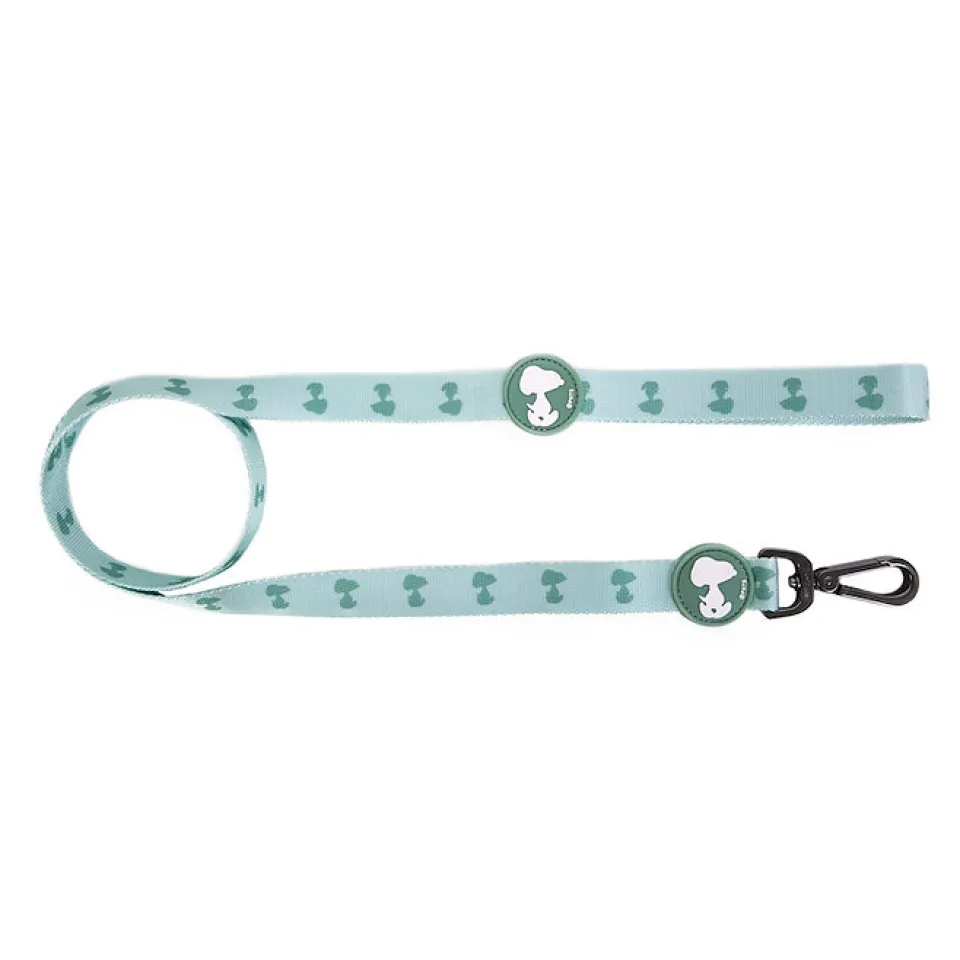 بند قلاده اسنوپی لیش مدل سبز پاستیلی : Zooz Leash Snoopy Shadow Green
