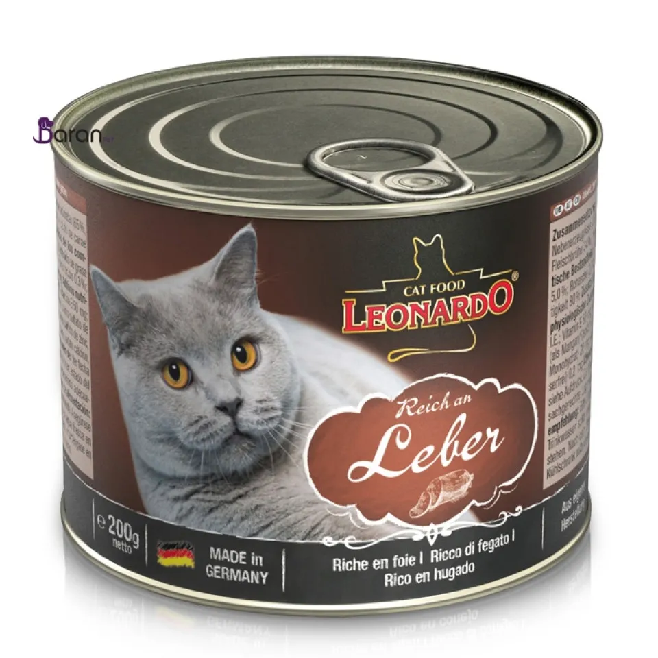 کنسرو گربه لئوناردو حاوی جگر :: Leonardo Rich In Liver