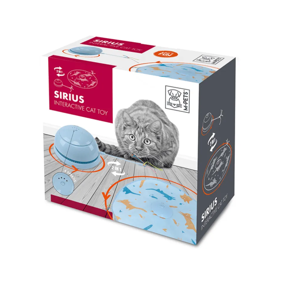 اسباب بازی گربه رباتیک چرخان Sirius Electric Smart Rotating Funny Cat Turntable Toy 