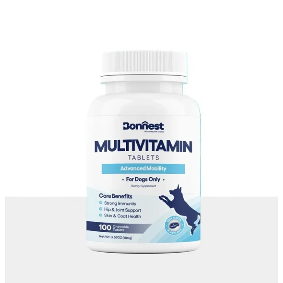 قرص مولتی ویتامین سگ بونستBonnest Multivitamin Tablets-100T