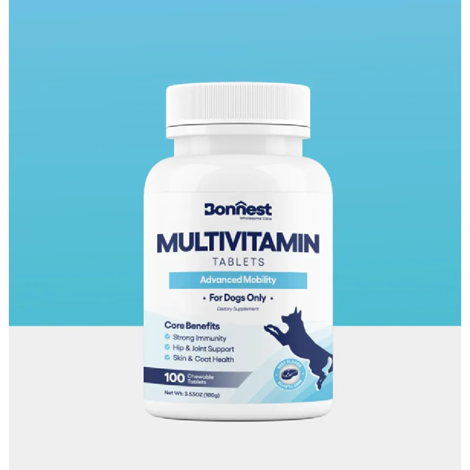قرص مولتی ویتامین سگ بونستBonnest Multivitamin Tablets-100T