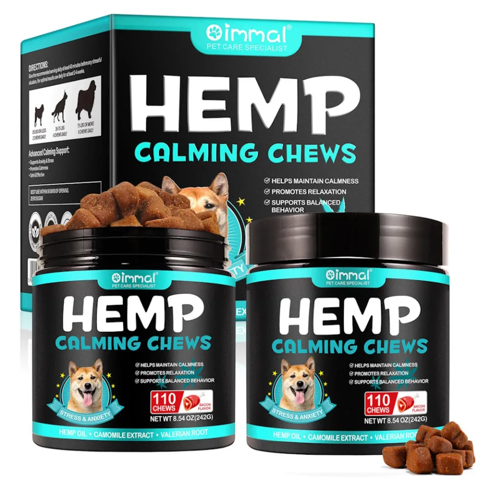 آرامبخش سگ اویمال بیکن :: Oimmal Hemp Calming Bacon