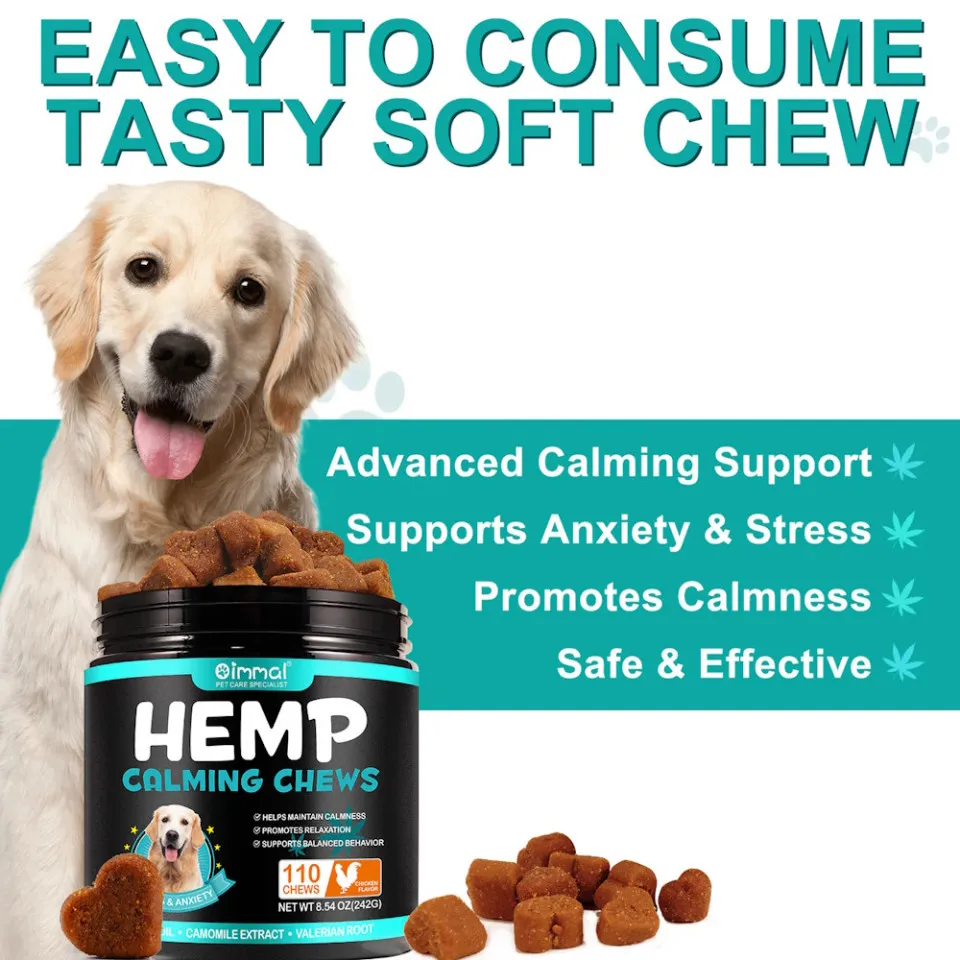 آرامبخش سگ اویمال مرغ :: Oimmal Hemp Calming Chews Chicken