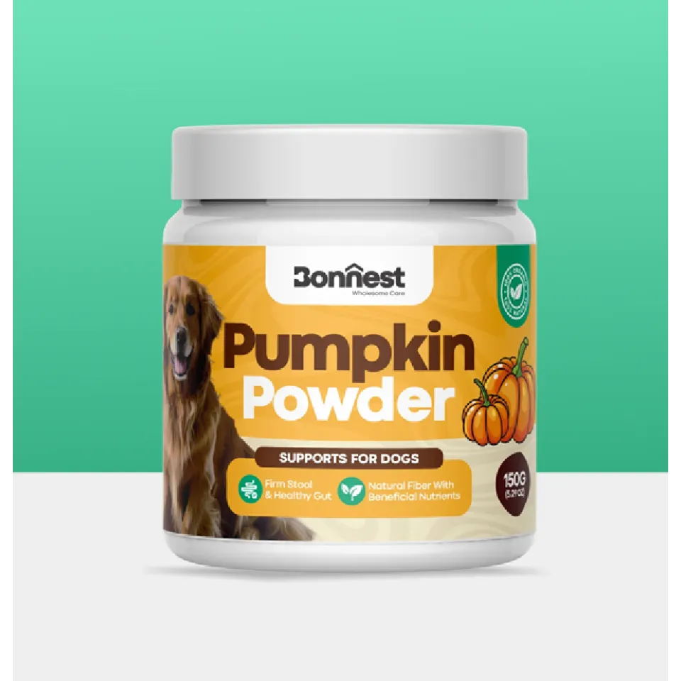پودر کدوتنبل مخصوص سگ بونستBonnest Pumpkin Powder-Dogs-150G