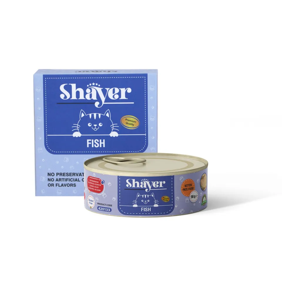 کنسرو بچه گربه شایر پاته ماهی : Shayer Fish Kitten