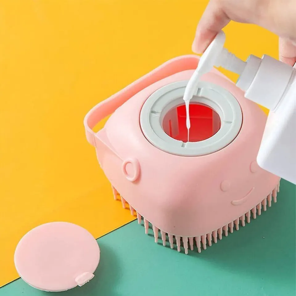 لیف حمام سیلیکونی مخزندار Silicone Bath Sponge With Container