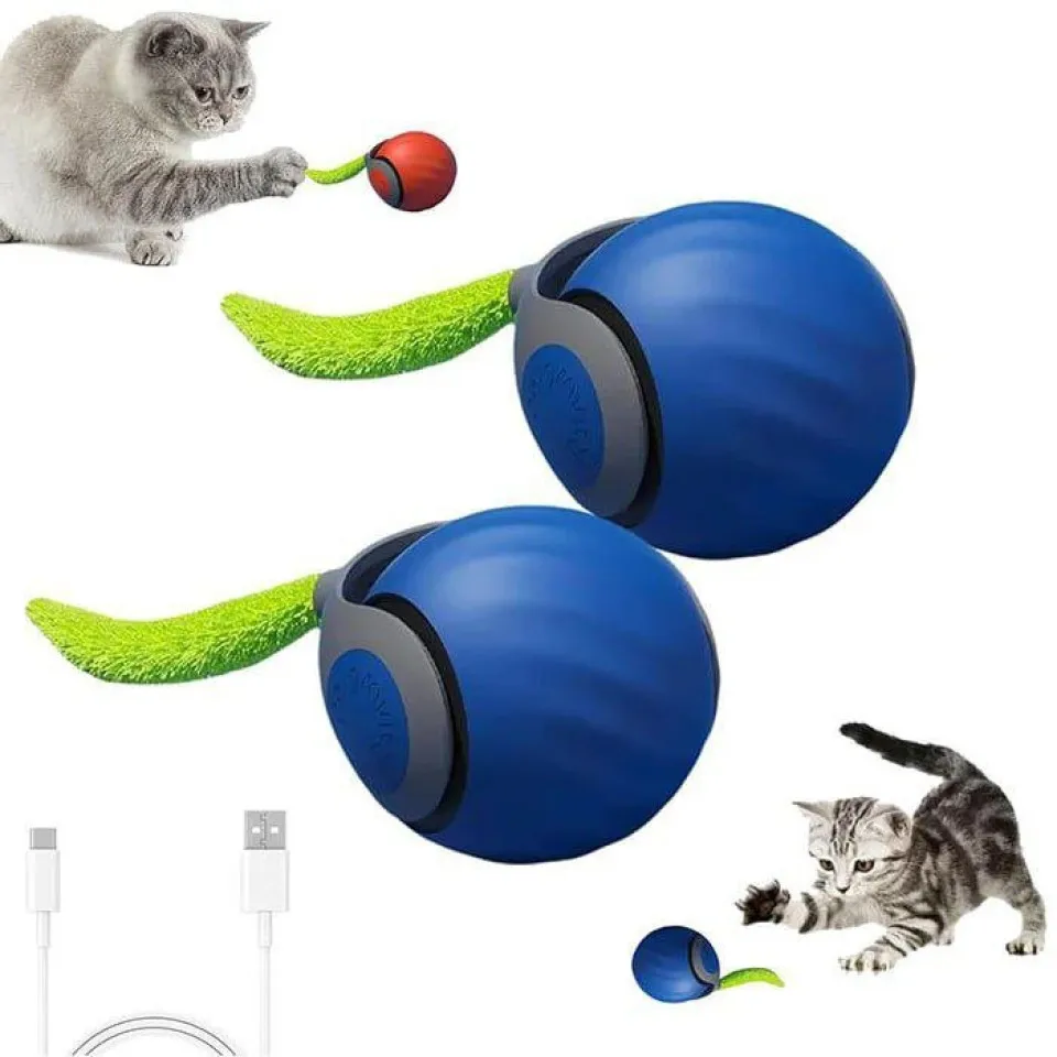 توپ شارژی هوشمند دم دار گربه Tug Ball with Tail