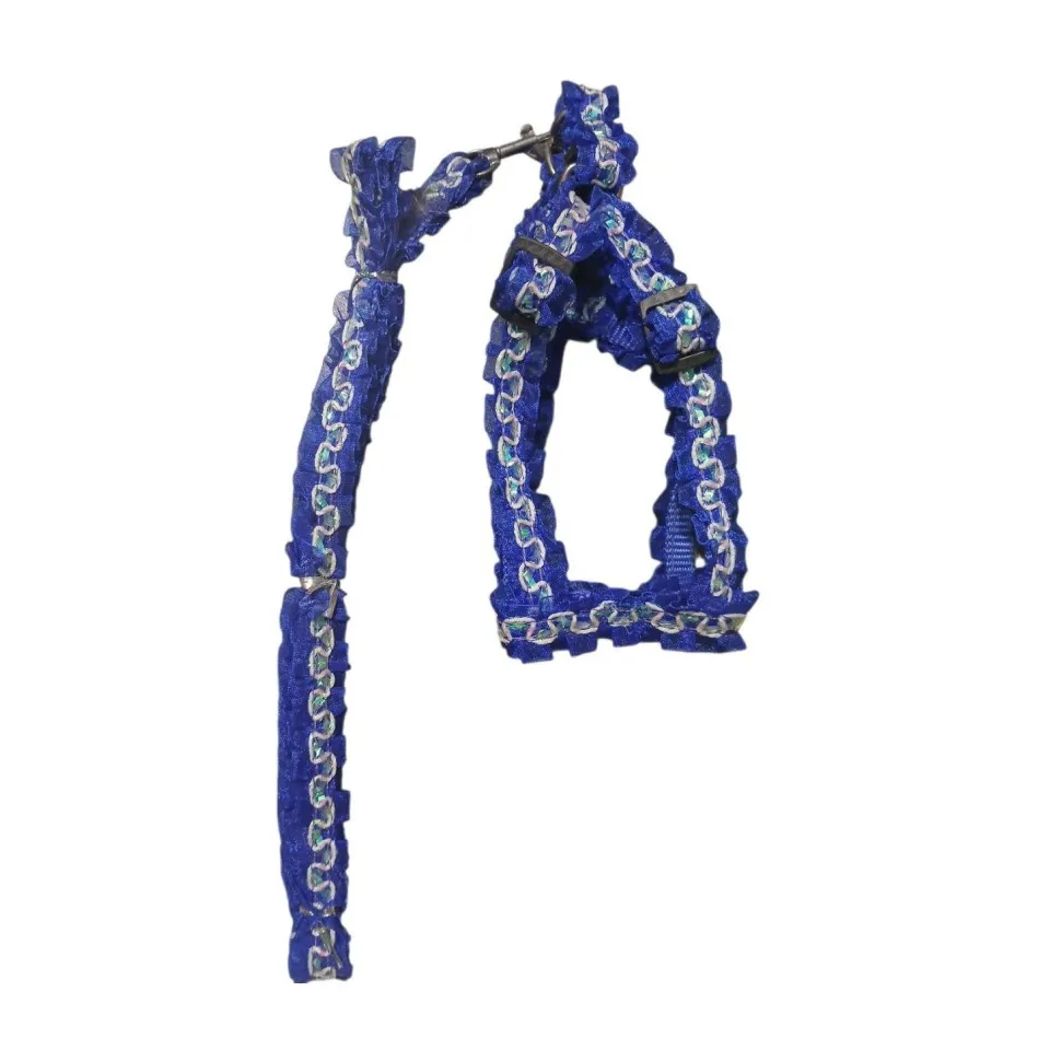 قلاده کتفی با بند مدل گیپور مخصوص سگ کوچک و گربه  Collar Body For Cats & Lil Dogs