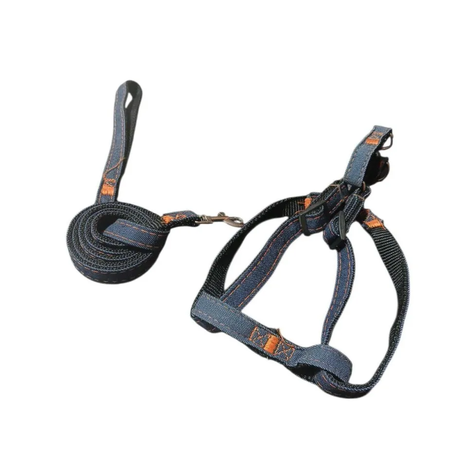 قلاده کتفی همراه با بند سگ کوچک و گربه طرح لی Collar & Leash For Lil Dog & Cat 