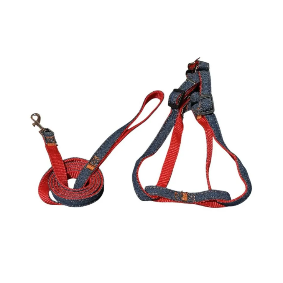 قلاده کتفی همراه با بند سگ کوچک و گربه طرح لی Collar & Leash For Lil Dog & Cat 