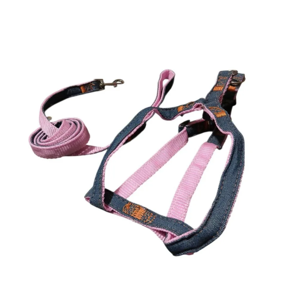 قلاده کتفی همراه با بند سگ کوچک و گربه طرح لی Collar & Leash For Lil Dog & Cat 