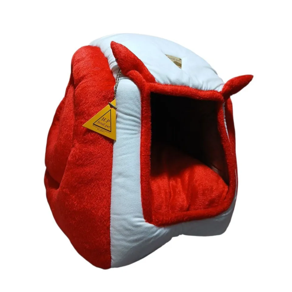 جاخواب سگ و گربه طرح حلزون قرمز  Red Spiral Design Pet House