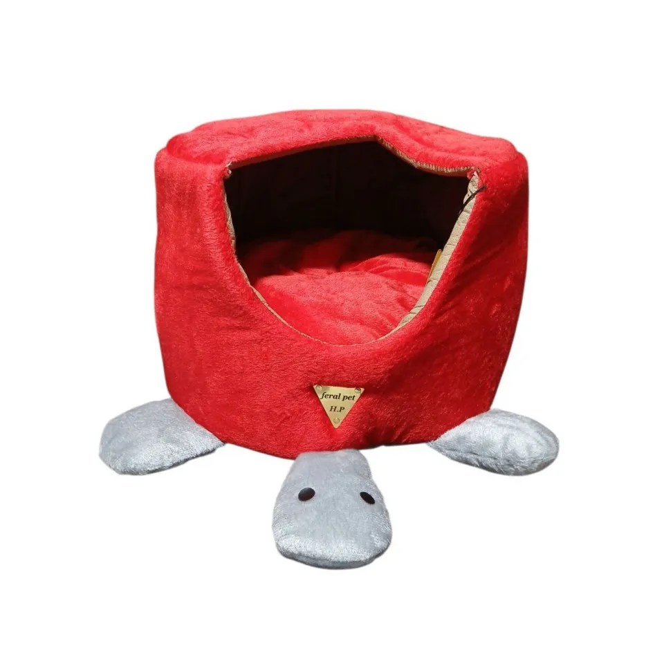جای خواب سگ کوچک و گربه طرح لاک پشت Turtle Design Pet House