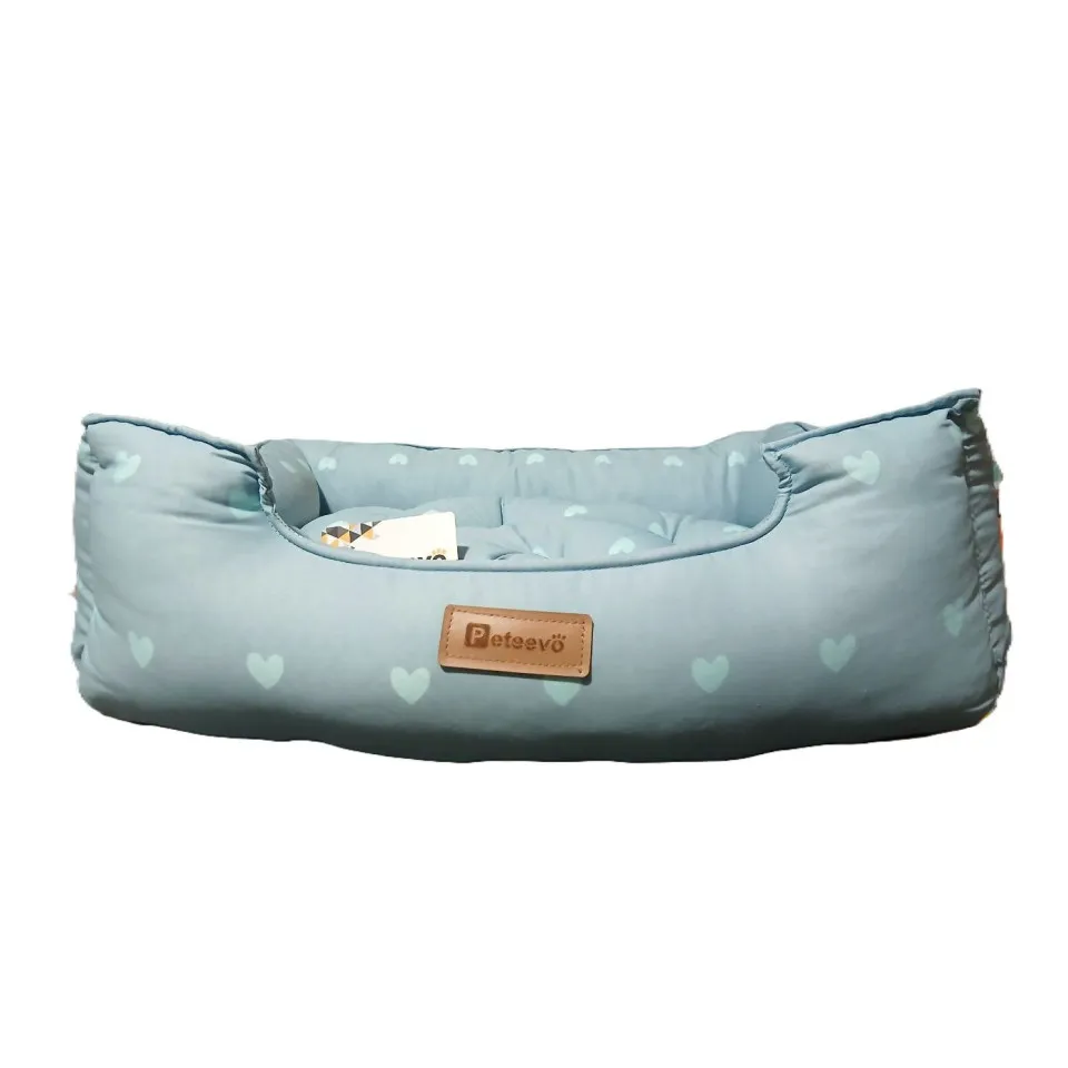 جای خواب مستطیلی طرحدار مدل کژوال پتیوو Peteevoo Casual Pet Bed-Size M