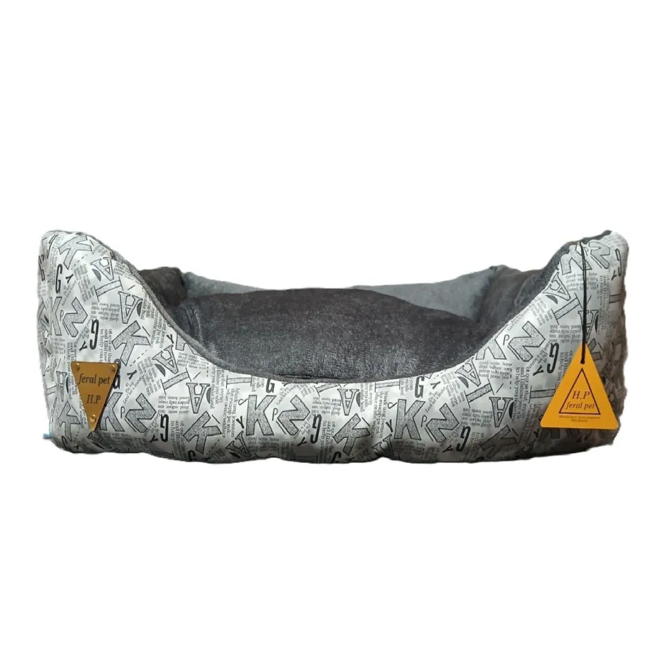 جای خواب مستطیلی طرحدار مدل کژوال پتیوو Peteevoo Casual Pet Bed-Size M