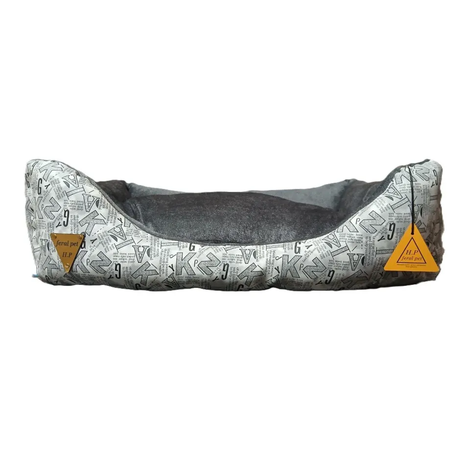 جای خواب مستطیلی طرحدار مدل کژوال پتیوو Peteevoo Casual Pet Bed-Size M
