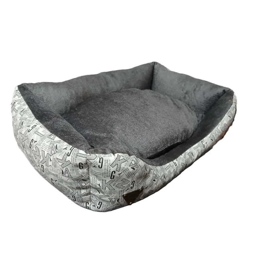 جای خواب مستطیلی طرحدار مدل کژوال پتیوو Peteevoo Casual Pet Bed-Size M