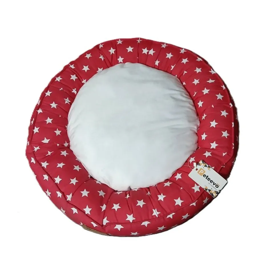 جای خواب گرد طرح دار مدل اسنوز پتیوو  Peteevoo Snooze Pet Bed