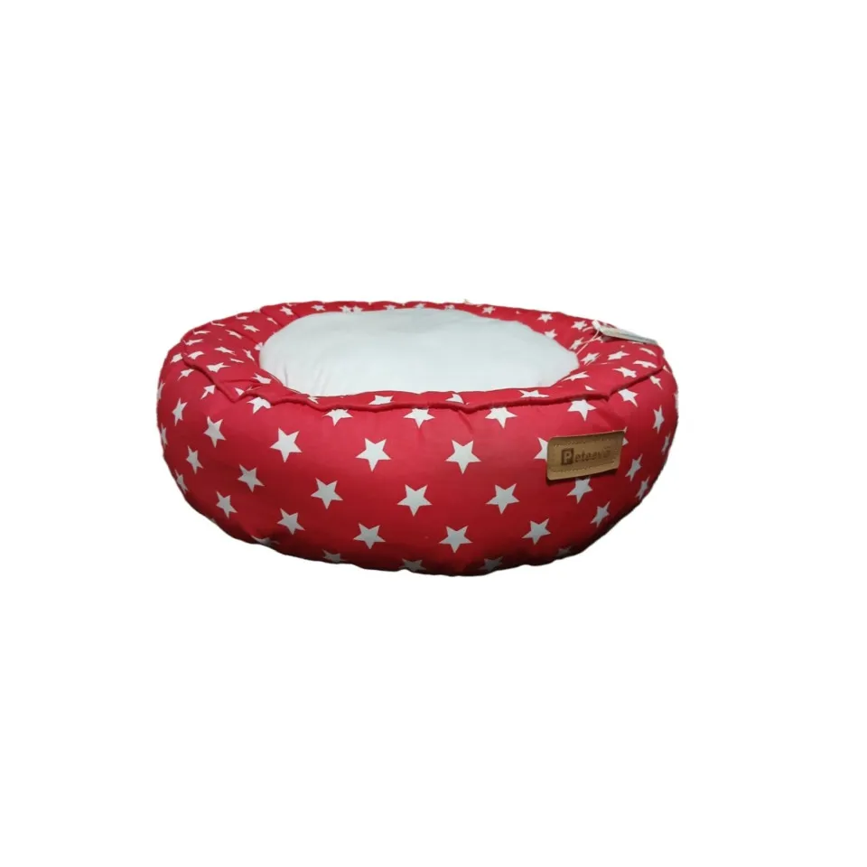 جای خواب گرد طرح دار مدل اسنوز پتیوو  Peteevoo Snooze Pet Bed