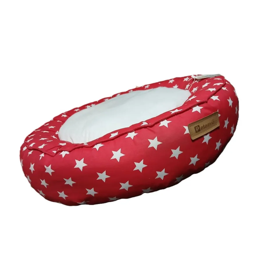 جای خواب گرد طرح دار مدل اسنوز پتیوو  Peteevoo Snooze Pet Bed