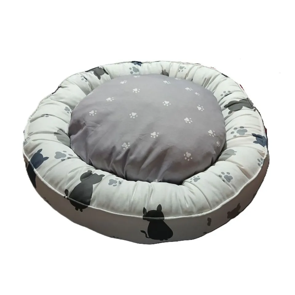 جای خواب گرد طرح دار مدل اسنوز پتیوو  Peteevoo Snooze Pet Bed