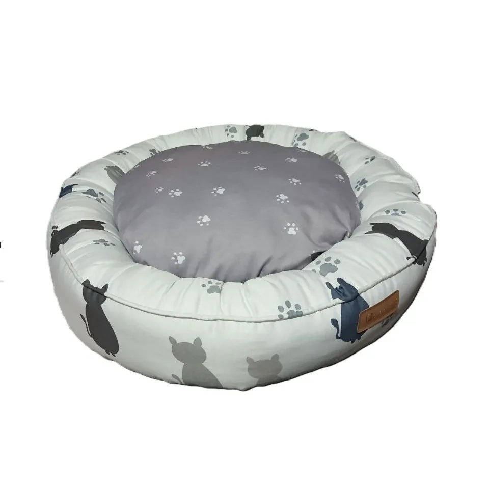 جای خواب گرد طرح دار مدل اسنوز پتیوو  Peteevoo Snooze Pet Bed