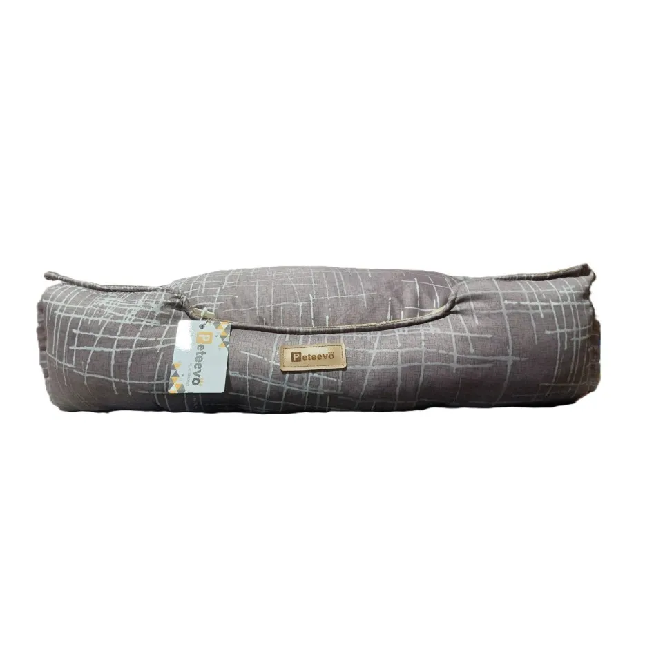 جای خواب مستطیلی طرحدار مدل کژوال  پتیوو Peteevoo Casual Pet Bed-Size L