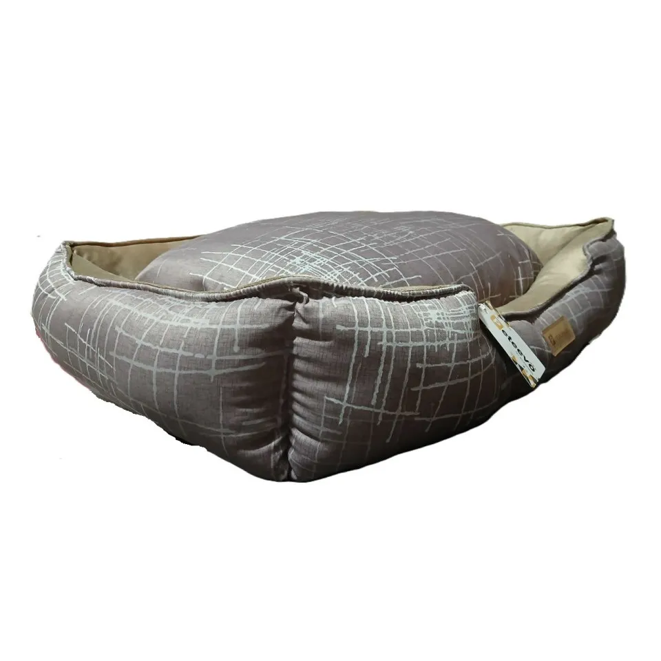 جای خواب مستطیلی طرحدار مدل کژوال  پتیوو Peteevoo Casual Pet Bed-Size L