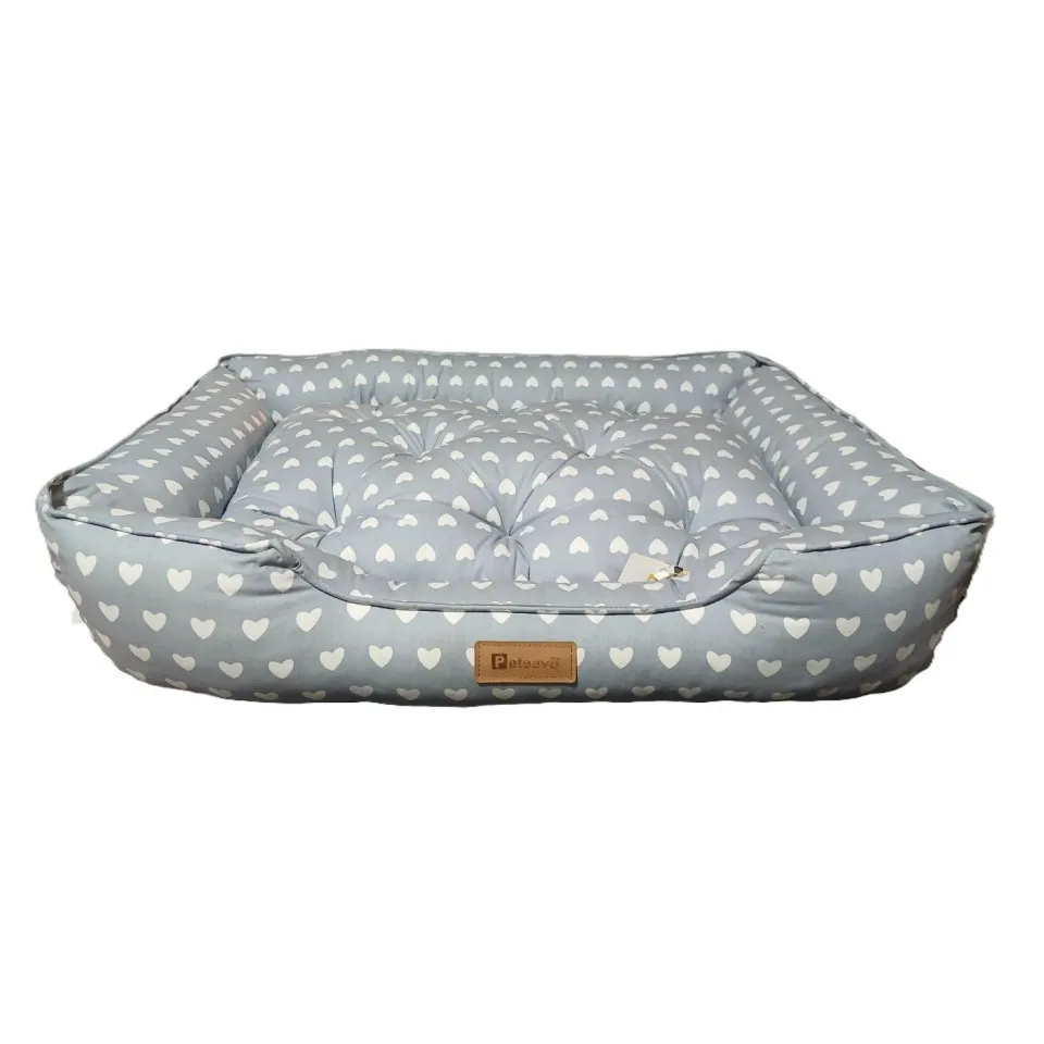 جای خواب مستطیلی طرحدار مدل کژوال  پتیوو Peteevoo Casual Pet Bed-Size L