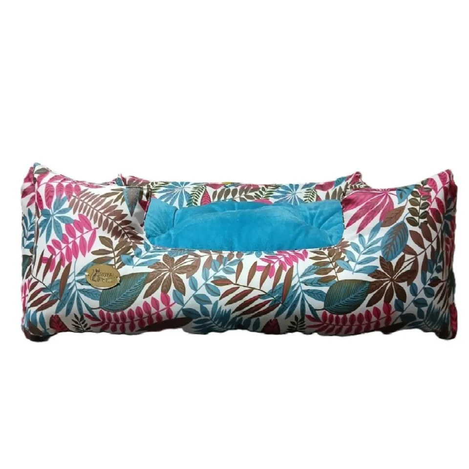 جای خواب مستطیلی طرحدار مدل کژوال پتیوو Peteevoo Casual Pet Bed-Size M