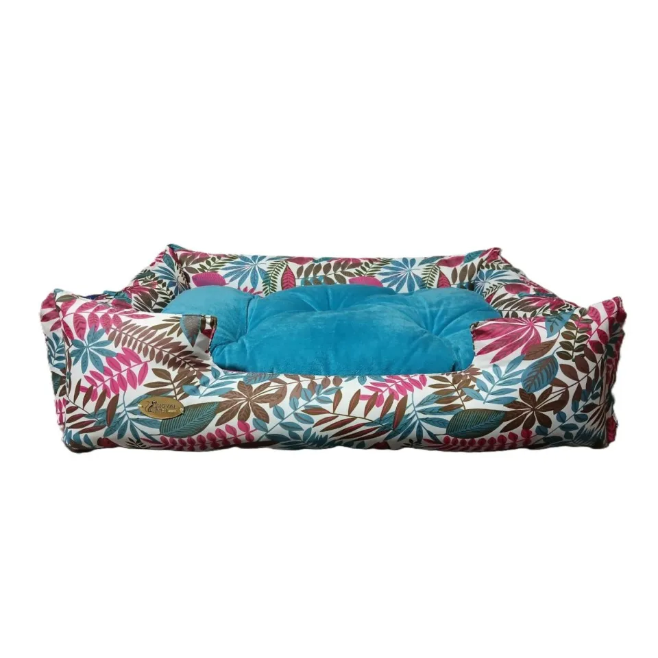 جای خواب مستطیلی طرحدار مدل کژوال  پتیوو Peteevoo Casual Pet Bed-Size L