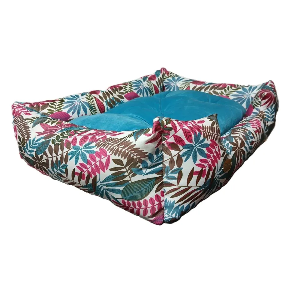 جای خواب مستطیلی طرحدار مدل کژوال  پتیوو Peteevoo Casual Pet Bed-Size L