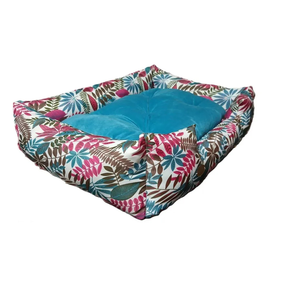 جای خواب مستطیلی طرحدار مدل کژوال  پتیوو Peteevoo Casual Pet Bed-Size L