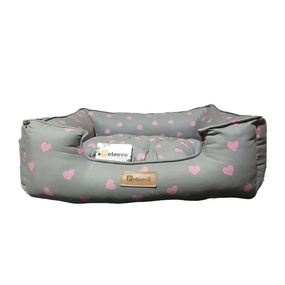 جای خواب مستطیلی طرحدار مدل کژوال پتیوو Peteevoo Casual Pet Bed-Size M