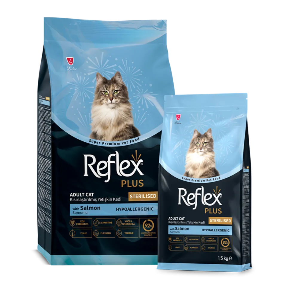 غذای گربه عقیم شده رفلکس پلاس سالمون (1/5 کیلوگرم)
