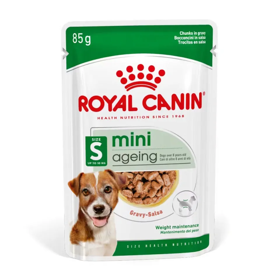 پوچ سگ نژاد کوچک بالای 8 سال رویال کنین : Royal Canin Mini Ageing