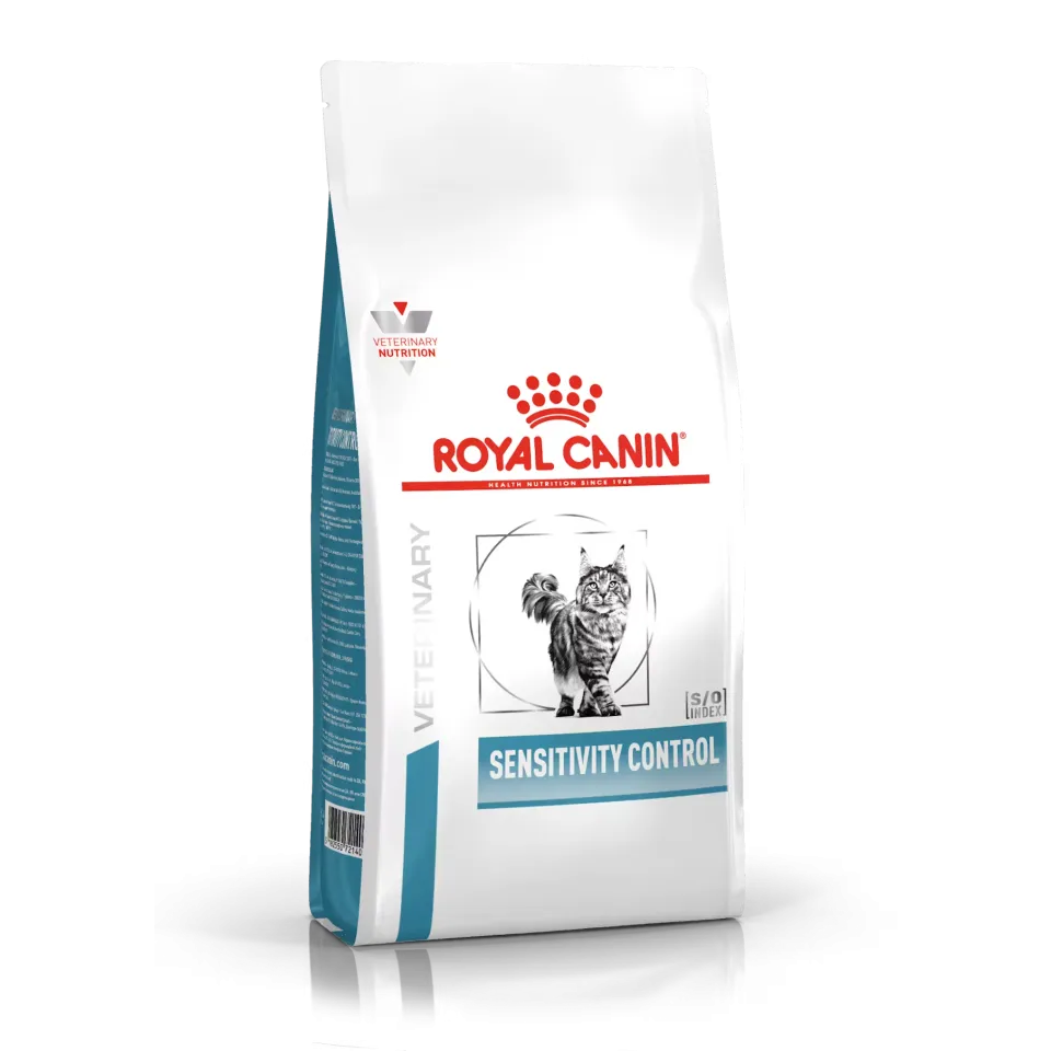 غذای رویال کنین برای کنترل و درمان آلرژی گربه : Rotal Canin Sensitivity Control